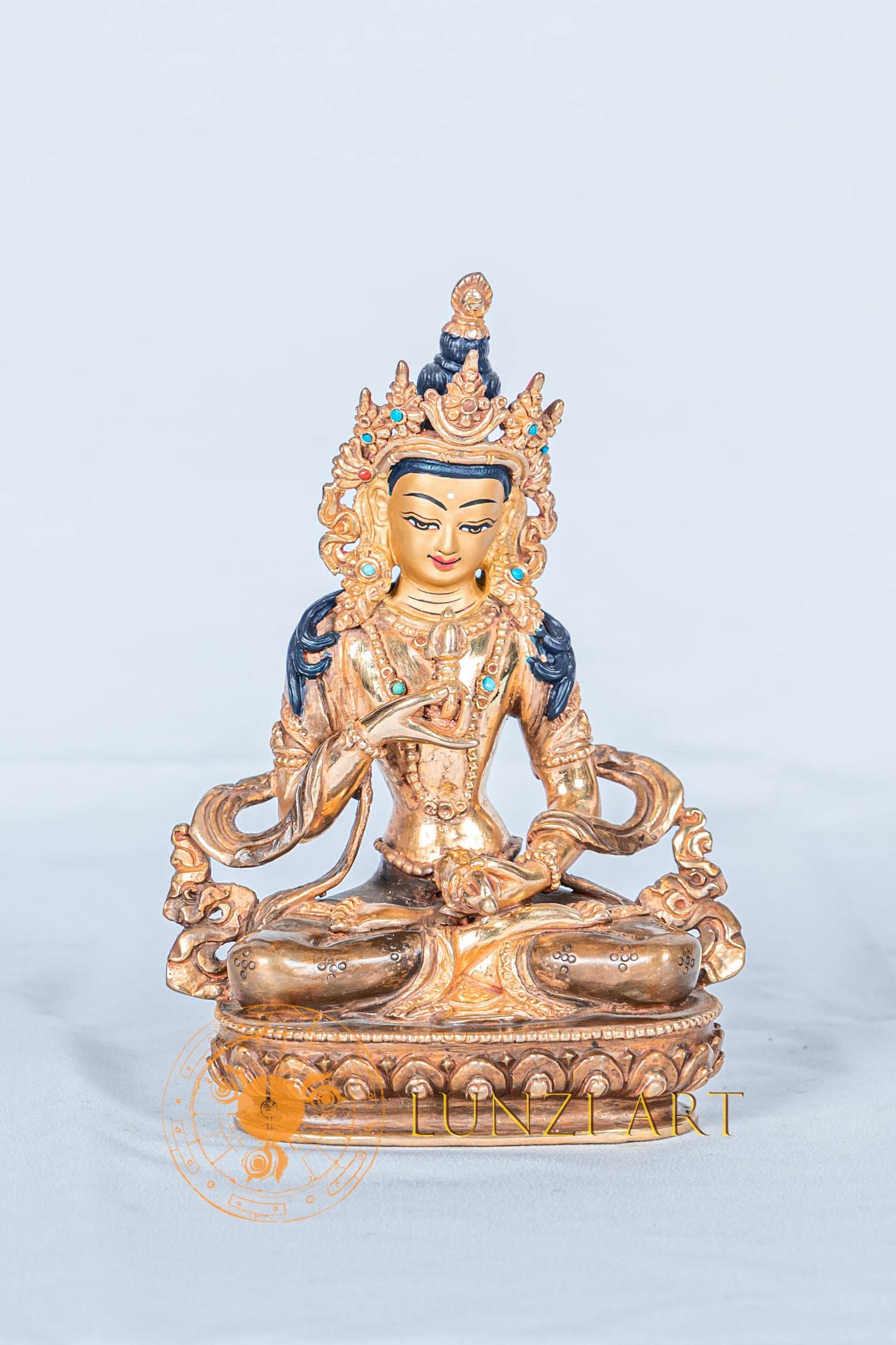 Vajrasattva | Half Gold Plated - statues