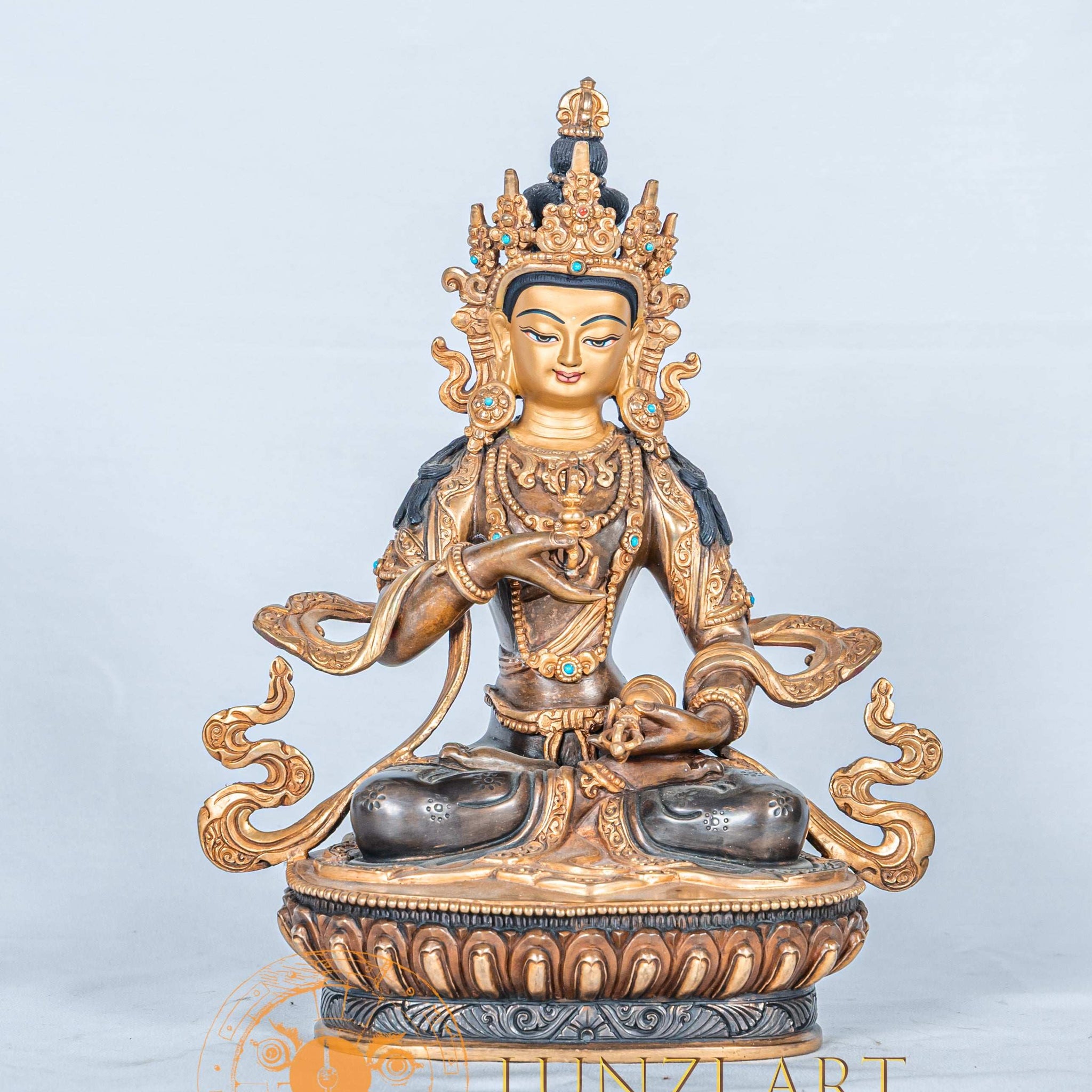 Vajrasattva | Half Gold Plated - statues