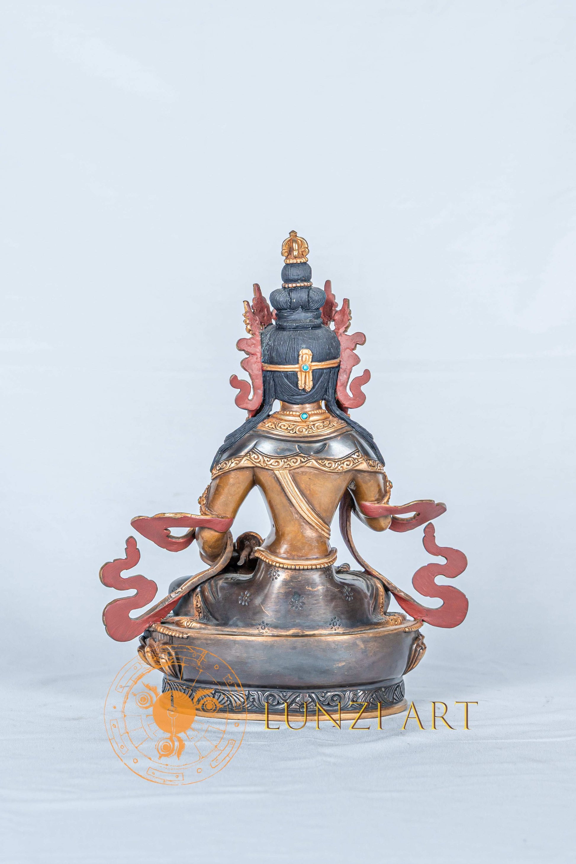 Vajrasattva | Half Gold Plated - statues