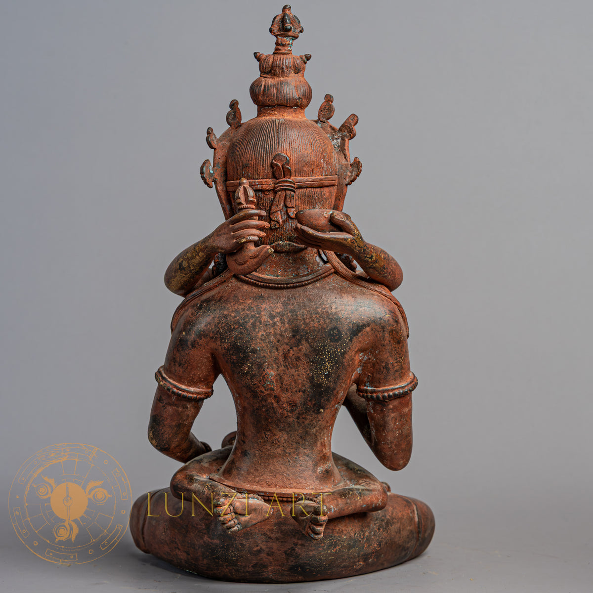 Vajrasattva Shakti Statue | Copper with Antique Finish - S-P-R-C-VSS-00231