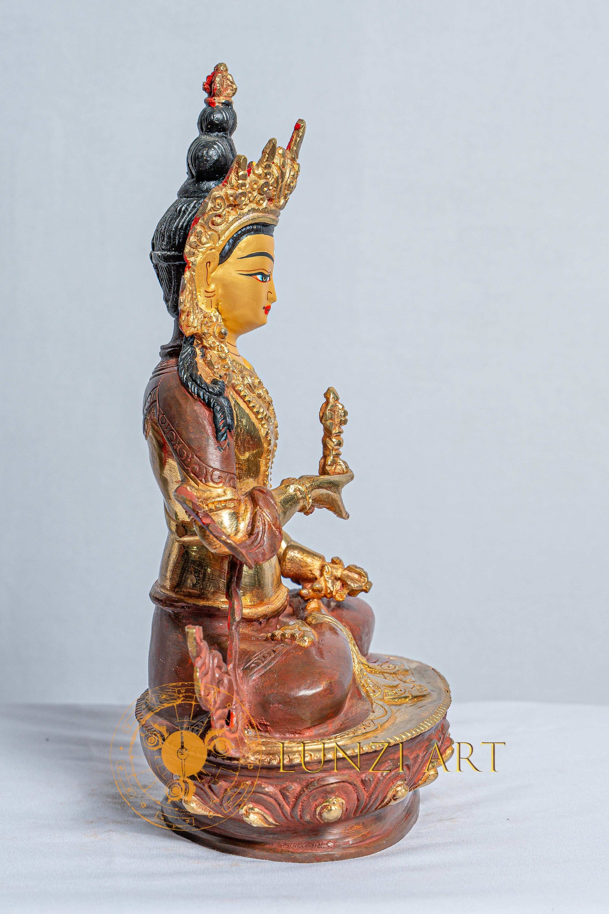 Vajrasattva Statue | Antique Copper - statues