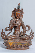 Vajrasattva Statue | Copper with Mercury Gold Plating - statues
