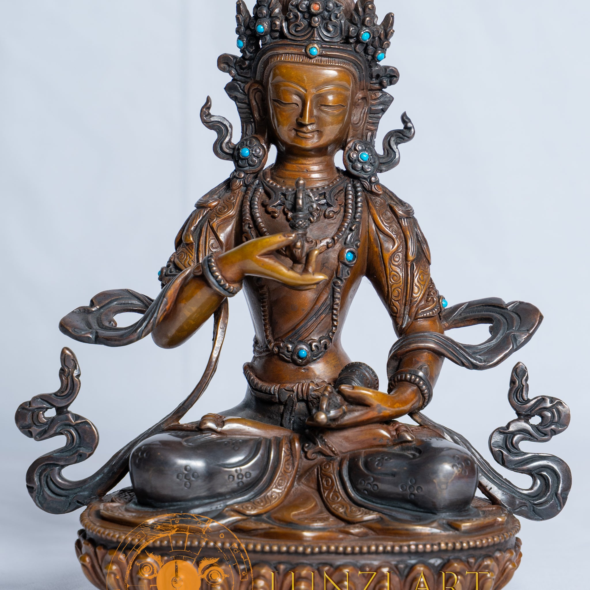 Vajrasattva Statue | Full Gold-Plated - statues