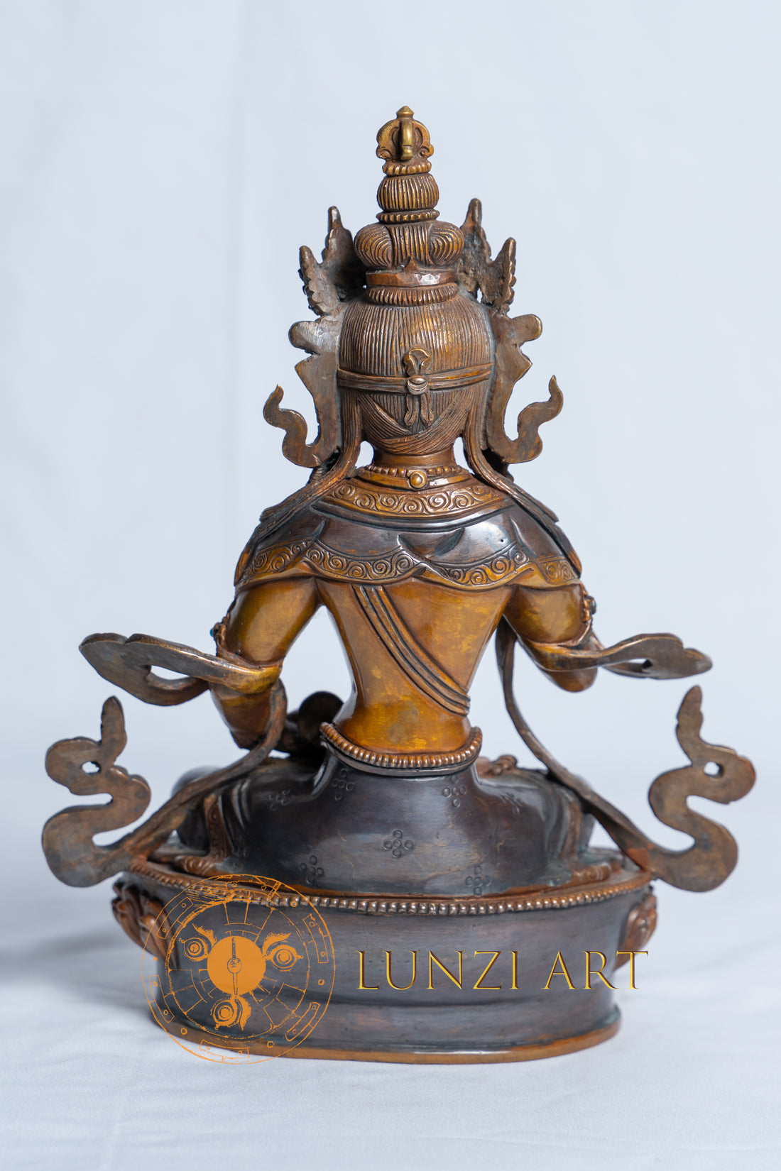 Vajrasattva Statue | Full Gold-Plated - statues