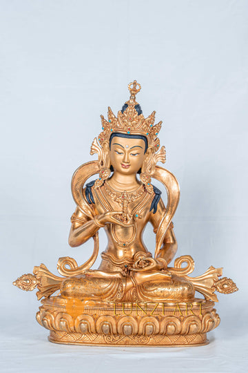 Vajrasattva Statue | Full Gold Plated - statues