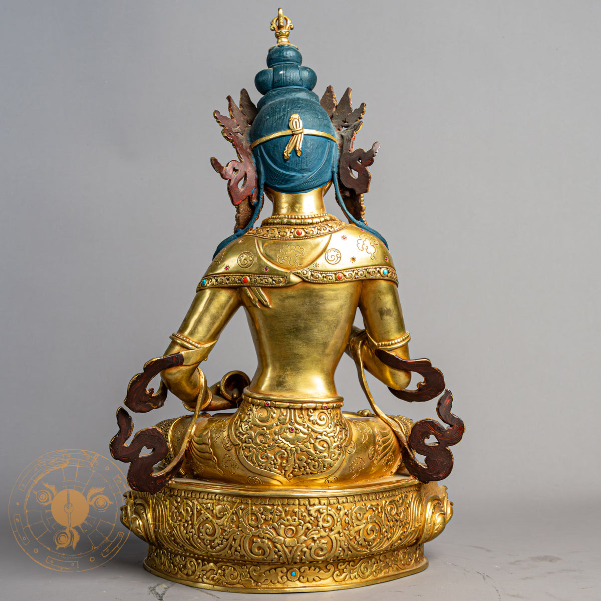 Vajrasattva Statue | Gold-Plated Copper - S-P-R-CG-FG-V-00234