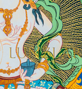 Vajrasattva Thangka: The Sovereign of Purification - T-B-HT-BB-V-0063