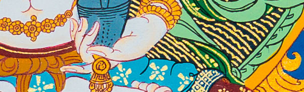 Vajrasattva Thangka: The Sovereign of Purification - T-B-HT-BB-V-0063