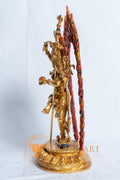 Vajravarahi (Dorje Phagmo) Statues | 24k Full Gold Plated - S-B-RM-FG-CG-VV-0058