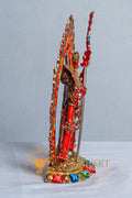 Vajrayogini Statue | Electro Gold Plated & Hand Painted on Copper - S-B-AS-MG-CG-VY-0010