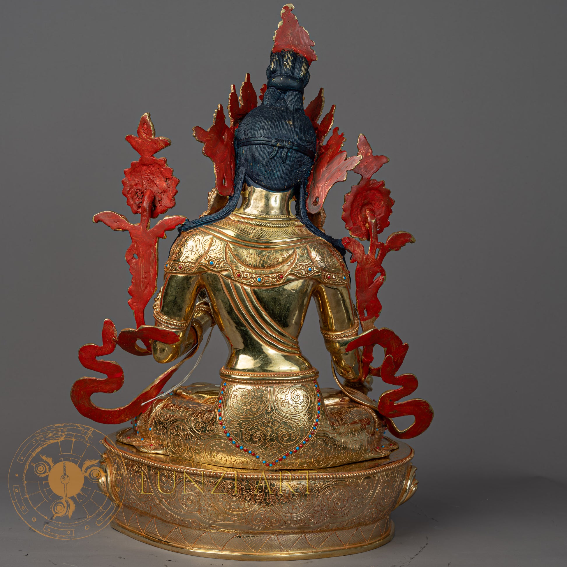 White Tara | Full Gold-Plated Copper - S-P-BA-FG-CG-WT-00196