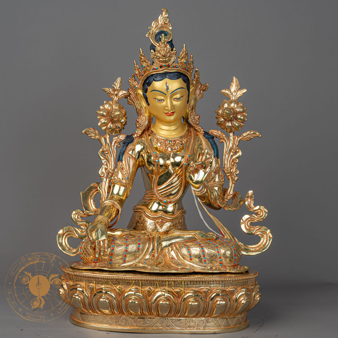 White Tara | Full Gold-Plated Copper - S-P-BA-FG-CG-WT-00196