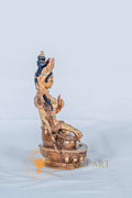 White Tara Sculpture | Premium Half Gold Plated Statue - S-B-RM-HG-CG-WT-0074