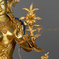 White Tara Statue | Fully Gold-Plated Copper - S-P-SS-FG-C-WT-00193