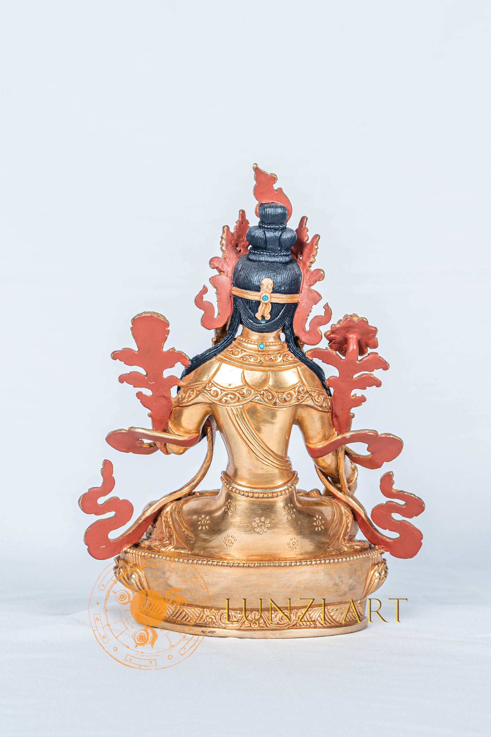 White Tara Statue | Fully Gold-Plated Copper - statues