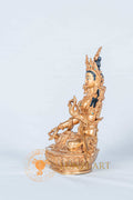 White Tara Statue | Fully Gold-Plated Copper - statues