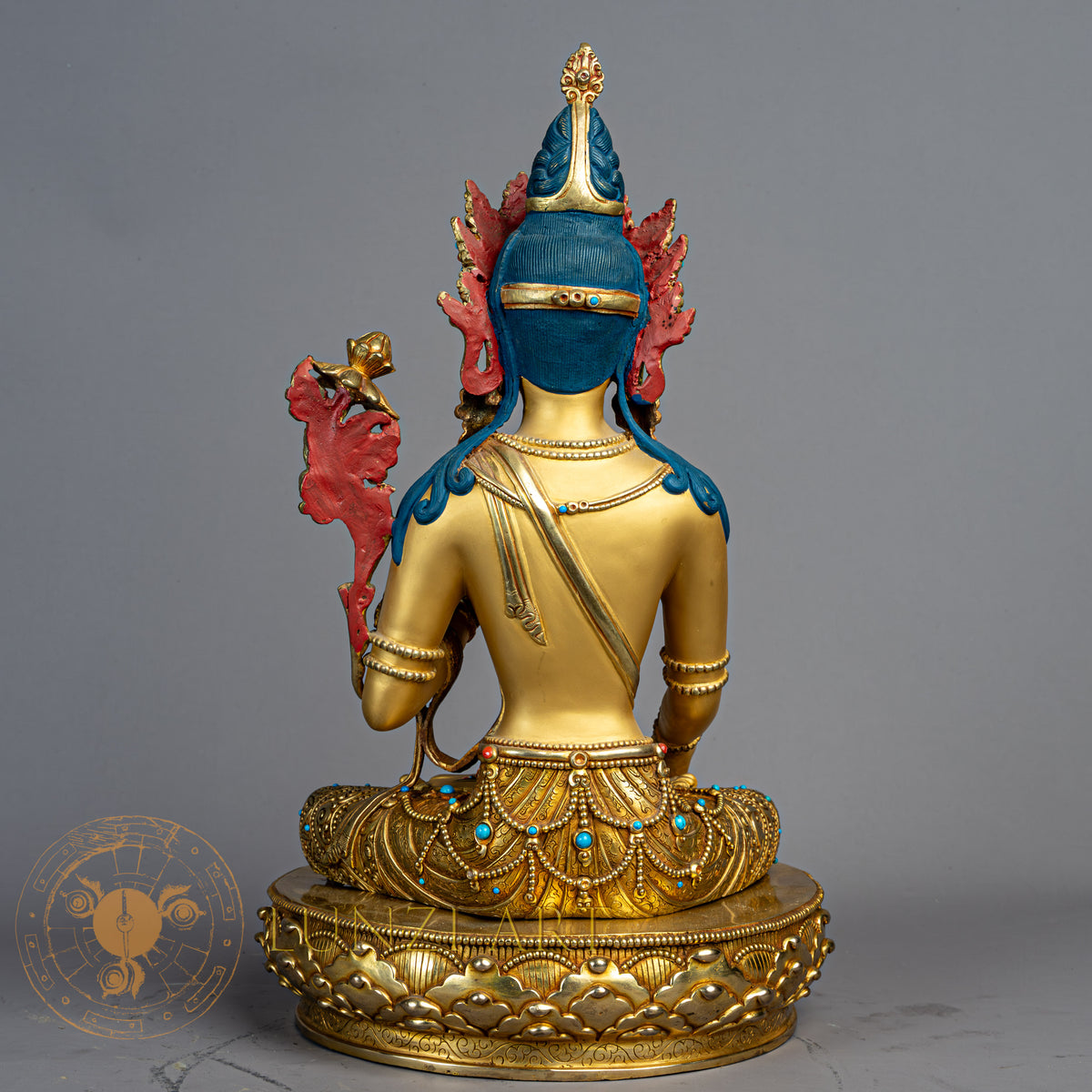 White Tara Statue | Gold-Plated Copper - S-P-R-CG-FG-WT-00233