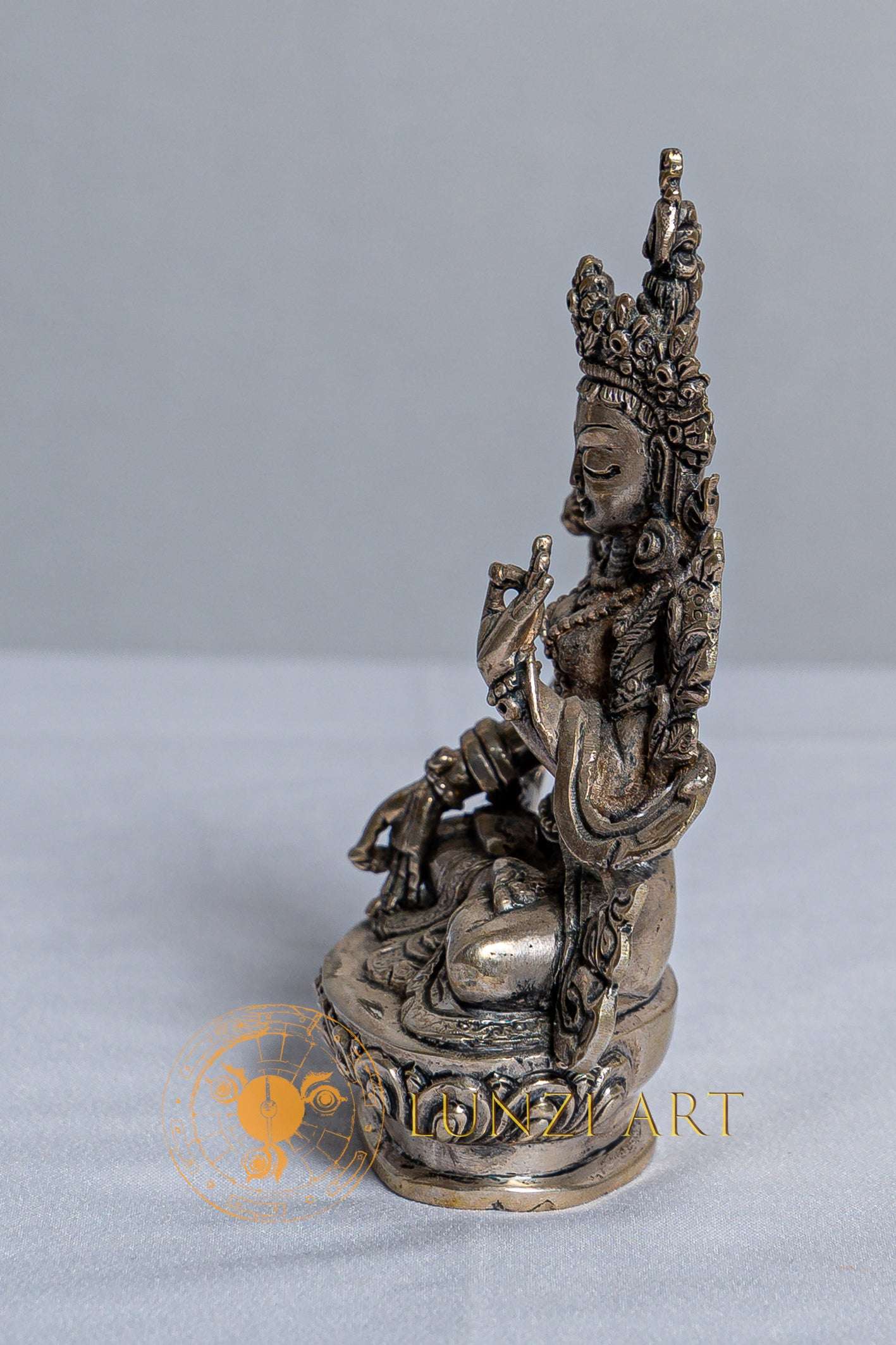 White Tara Statue |  Pure Silver - statues