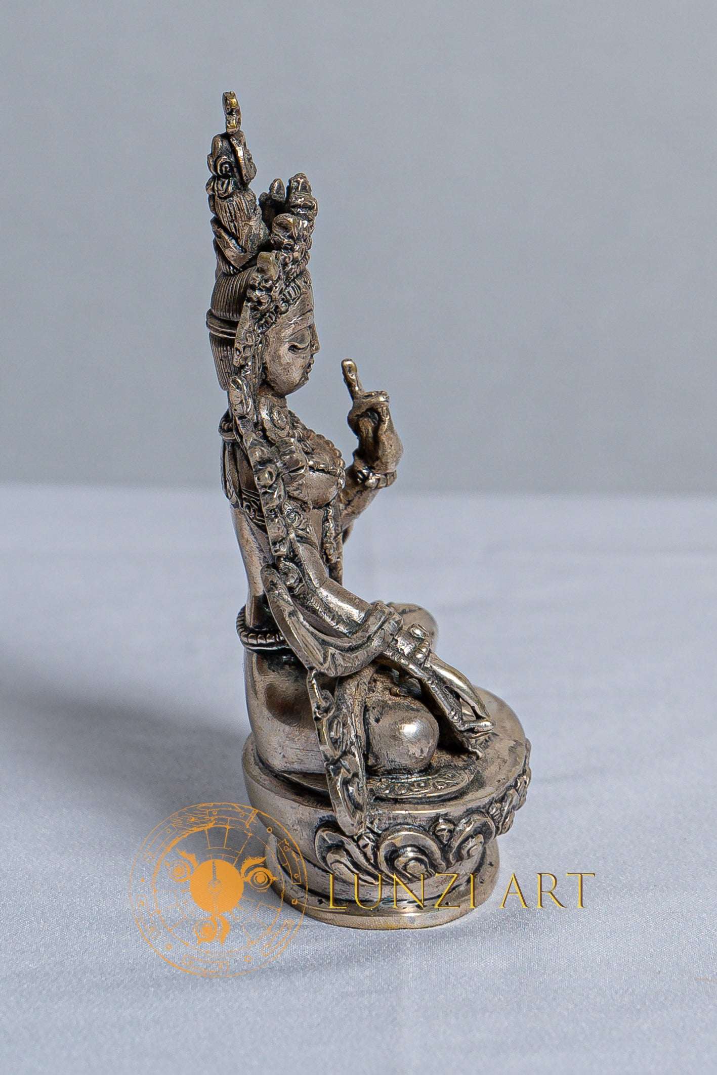White Tara Statue |  Pure Silver - statues