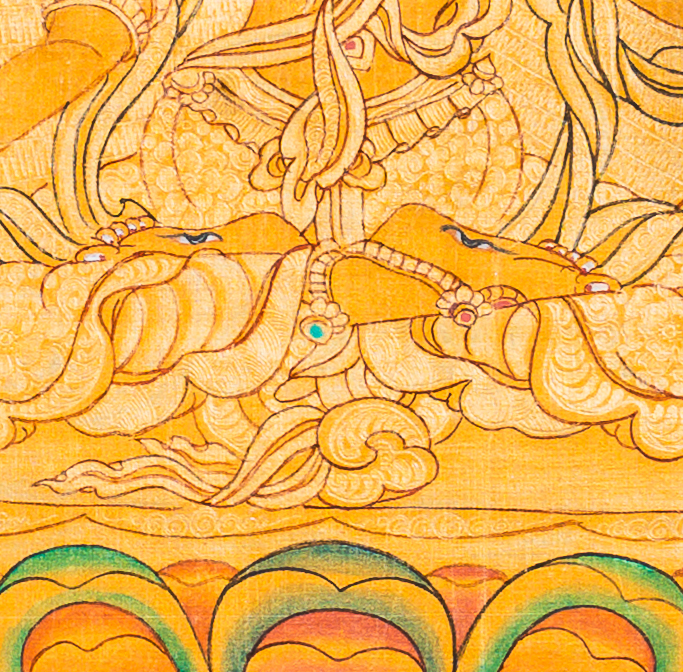 White Tara Thangka: The Infinite Mother of Longevity - T-B-HT-RB-WT-0080