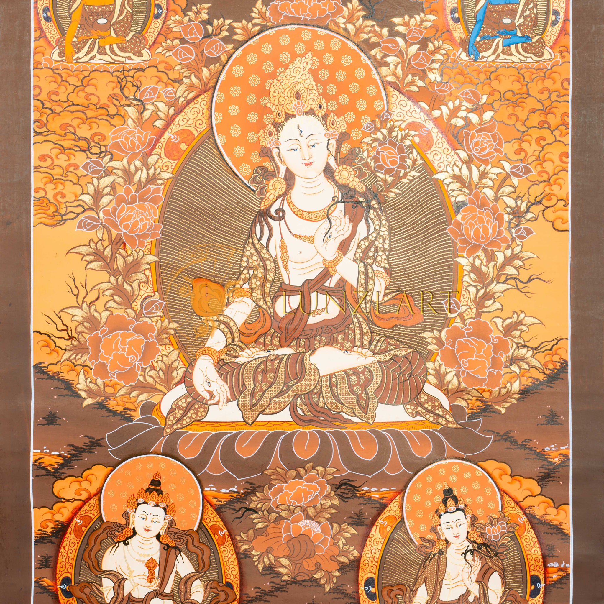 White Tara Thangka - Thangka