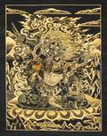 Wrathful Hayagriva Thangka – The Thunderous Protector - T-S-BT-BB-VK-0140