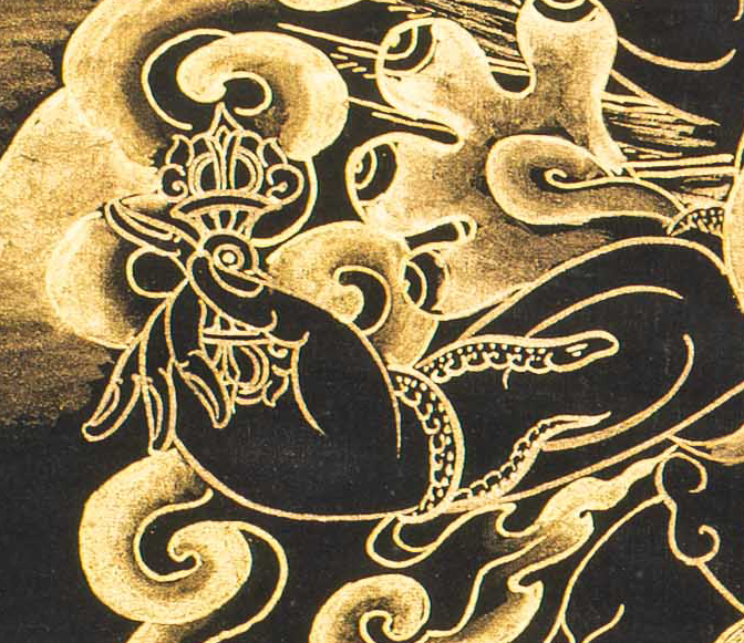 Wrathful Hayagriva Thangka – The Thunderous Protector - T-S-BT-BB-VK-0140