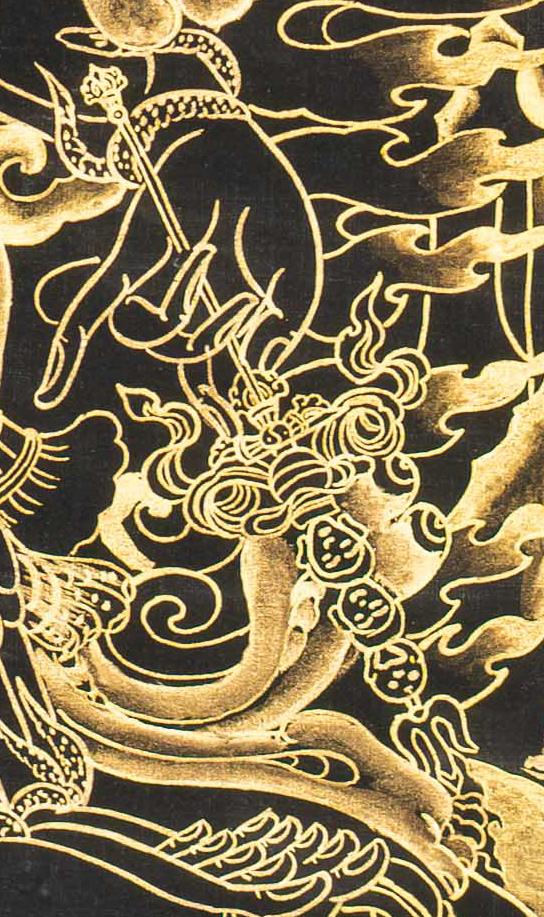 Wrathful Hayagriva Thangka – The Thunderous Protector - T-S-BT-BB-VK-0140