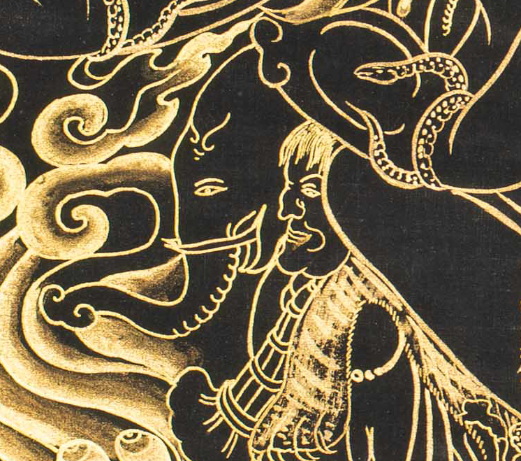 Wrathful Hayagriva Thangka – The Thunderous Protector - T-S-BT-BB-VK-0140