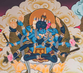 Yamantaka Thangka: The Wrathful Conqueror of Death - T-PS-SS-BB-YS-102