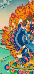 Yamantaka Yab-Yum Thangka: The Union of Wisdom and Method - T-S-BT-PB-AU-SB-0153