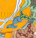 Yellow Jambhala Thangka: The Radiant Lord of Wealth and Abundance - T-B-HT-BB-Z-0057