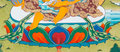 Yellow Jambhala Thangka: The Radiant Lord of Wealth and Abundance - T-B-HT-BB-Z-0057