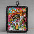 Zachi Lhamo Hand-Painted Thangka Locket | Goddess of Fortune - L-ZL-58