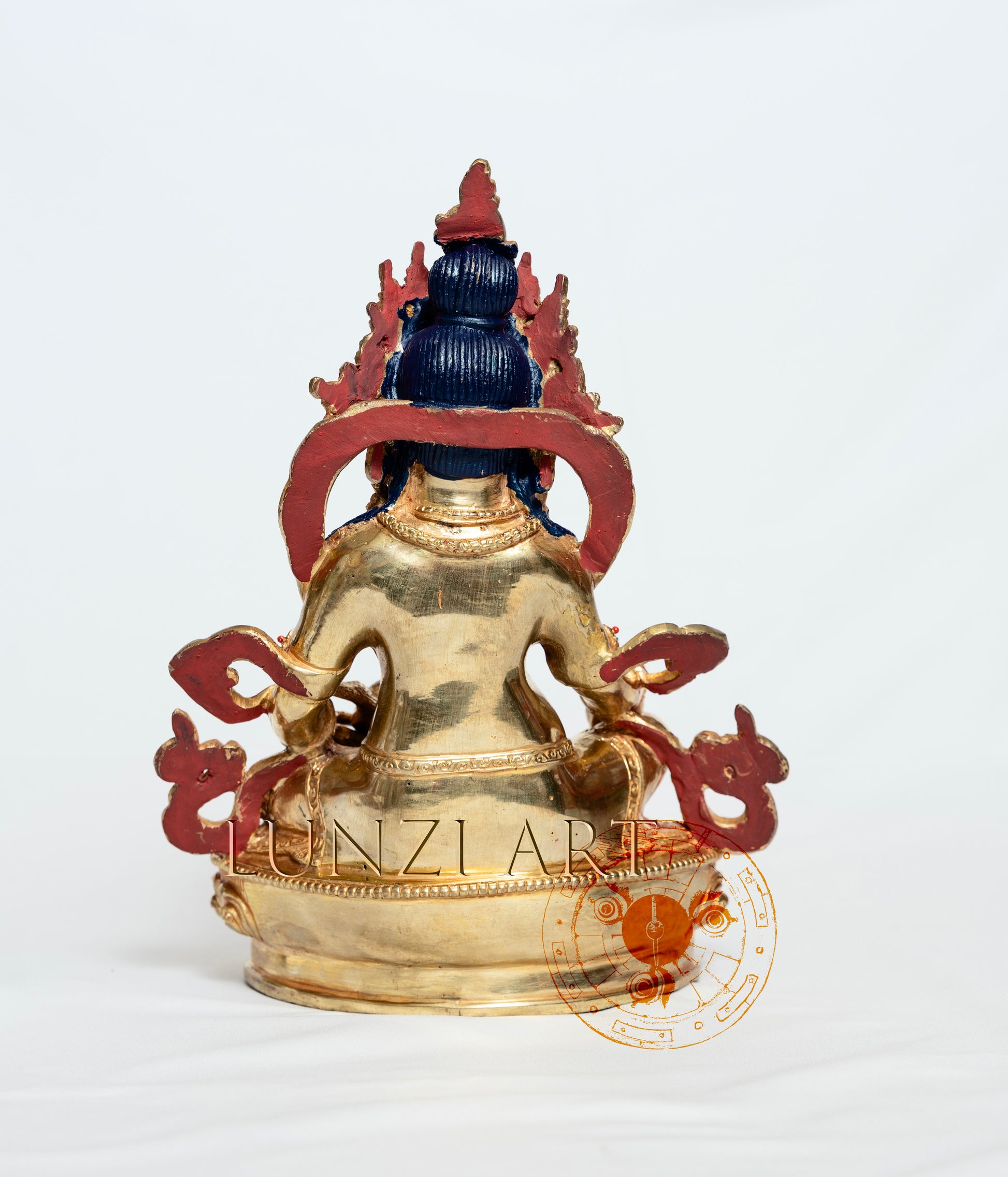 Zambala (Jambhala) Statue | Brass with 24k Gold Plating - statues