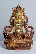 Zambala (Jambhala) Statue |  Copper with Mercury Gold Plating - statues