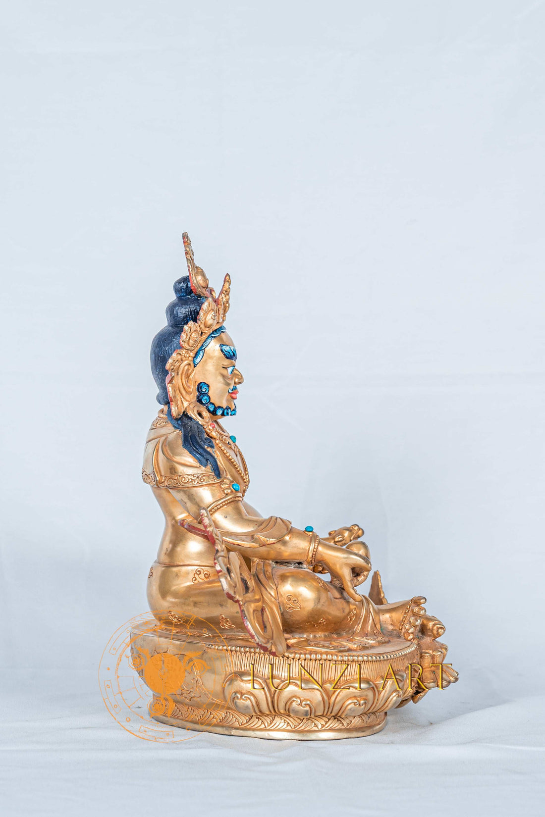 Zambala (jambhala) Statue | Fully Gold Plated Copper - statues