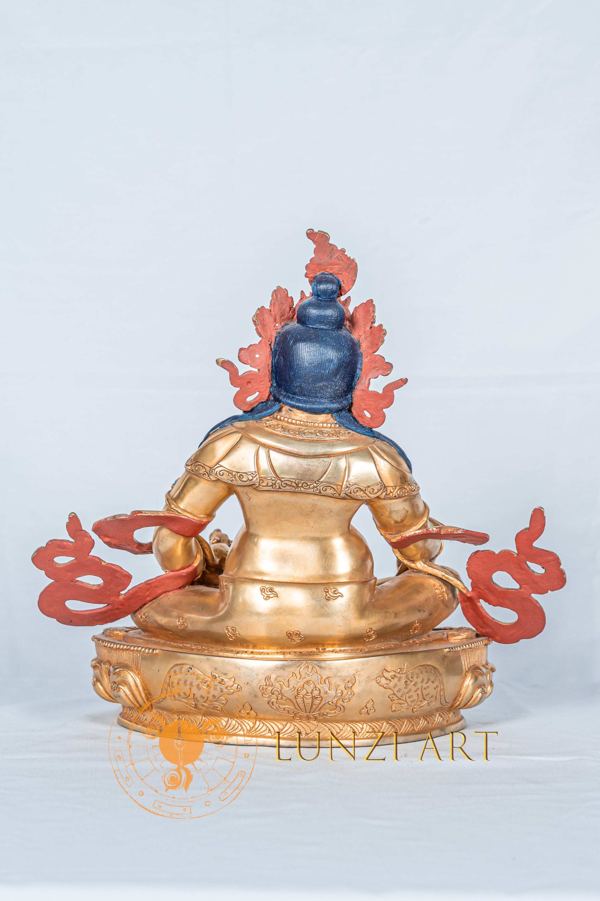 Zambala (jambhala) Statue | Fully Gold Plated Copper - statues