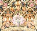 Handmade Traditional Mandala Thangka of Infinite Buddhas: The Sacred Wheel of Awakening - T-PS-SS-BB-TM-0014