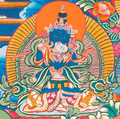 Hand-Painted Guru Rinpoche Thangka - T-S-BT-RB-AU-GC-0082
