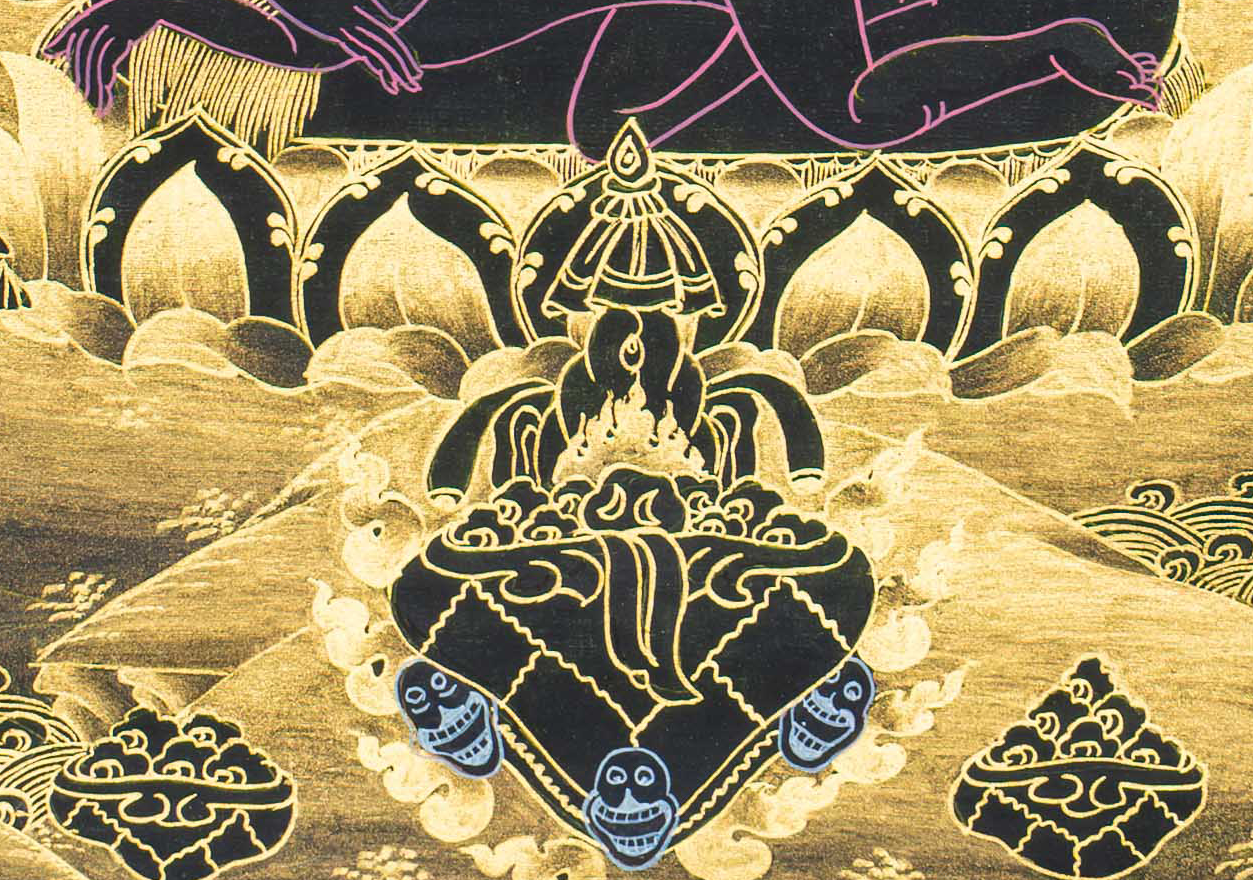 Mahakala Thangka: Sentinel of Sacred Compassion - T-S-BT-BB-M-0133