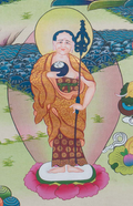 Hand-Painted Shakyamuni Buddha Thangka - T-S-BT-BB-AU-SB-0091