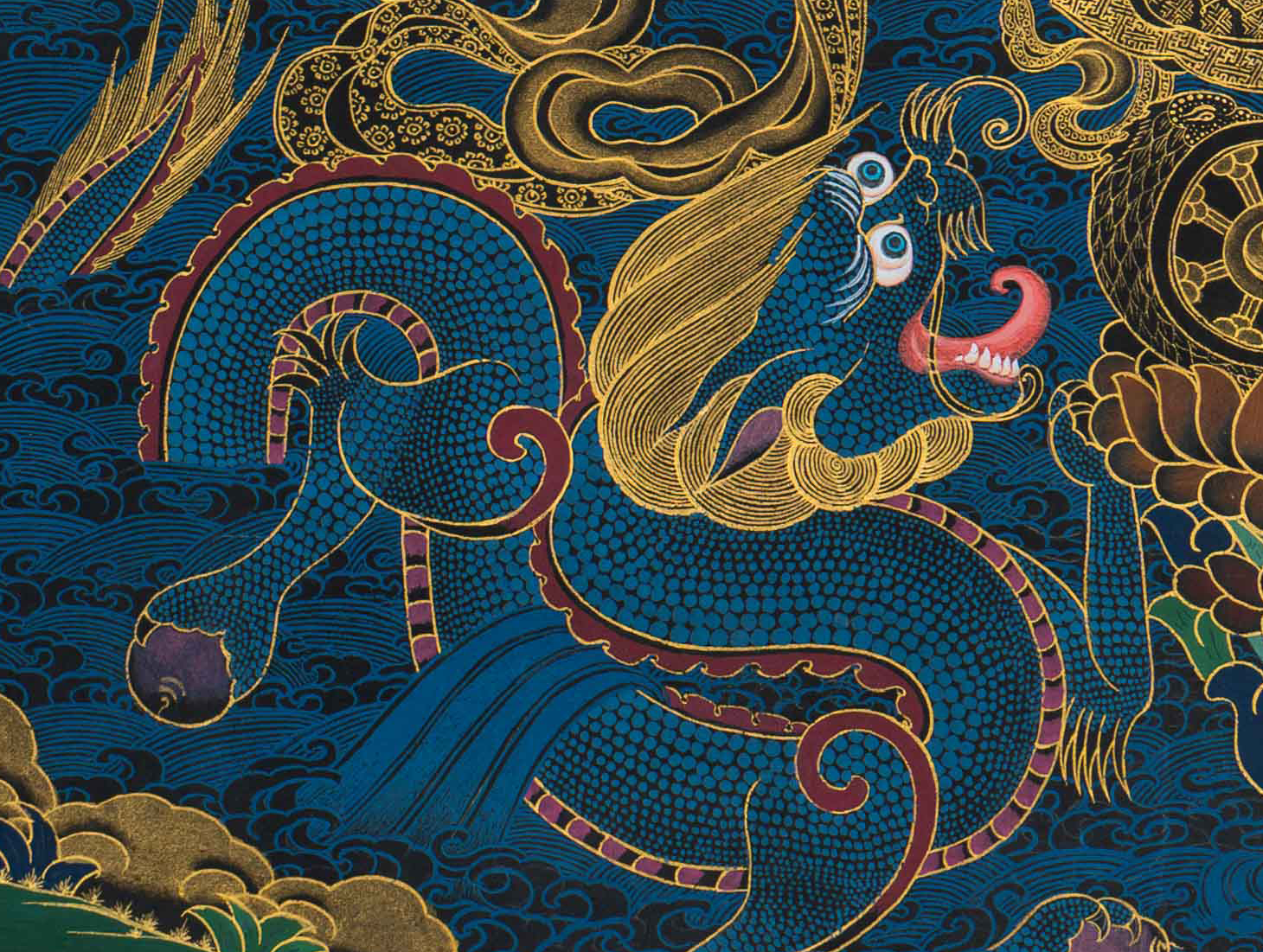 Sacred Chundi Thangka: Embrace Strength and Divine Feminine Energy - T-S-BT-RB-AU-C-0112