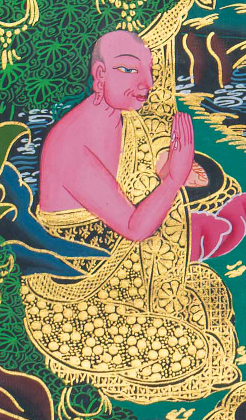 Hand-Painted Shakyamuni Buddha Thangka - T-S-BT-RB-MB-0103