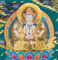 Hand-Painted Manjushree Thangka - T-S-BT-RB-M-0106