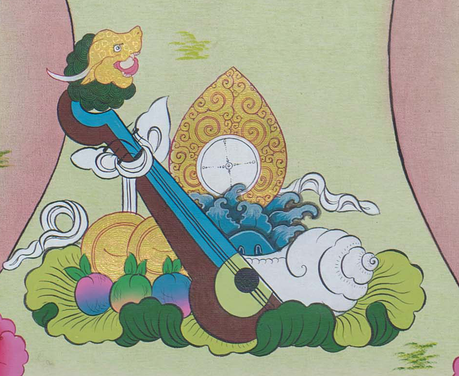 Hand-Painted Shakyamuni Buddha Thangka - T-S-BT-BB-AU-SB-0091