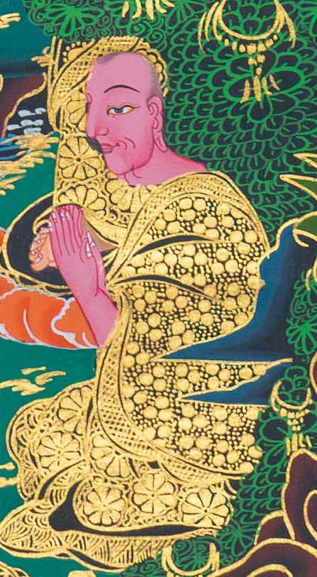 Hand-Painted Shakyamuni Buddha Thangka - T-S-BT-RB-MB-0103