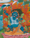 Hand-Painted Green Tara Thangka - T-S-BT-BB-AU-GT-0107