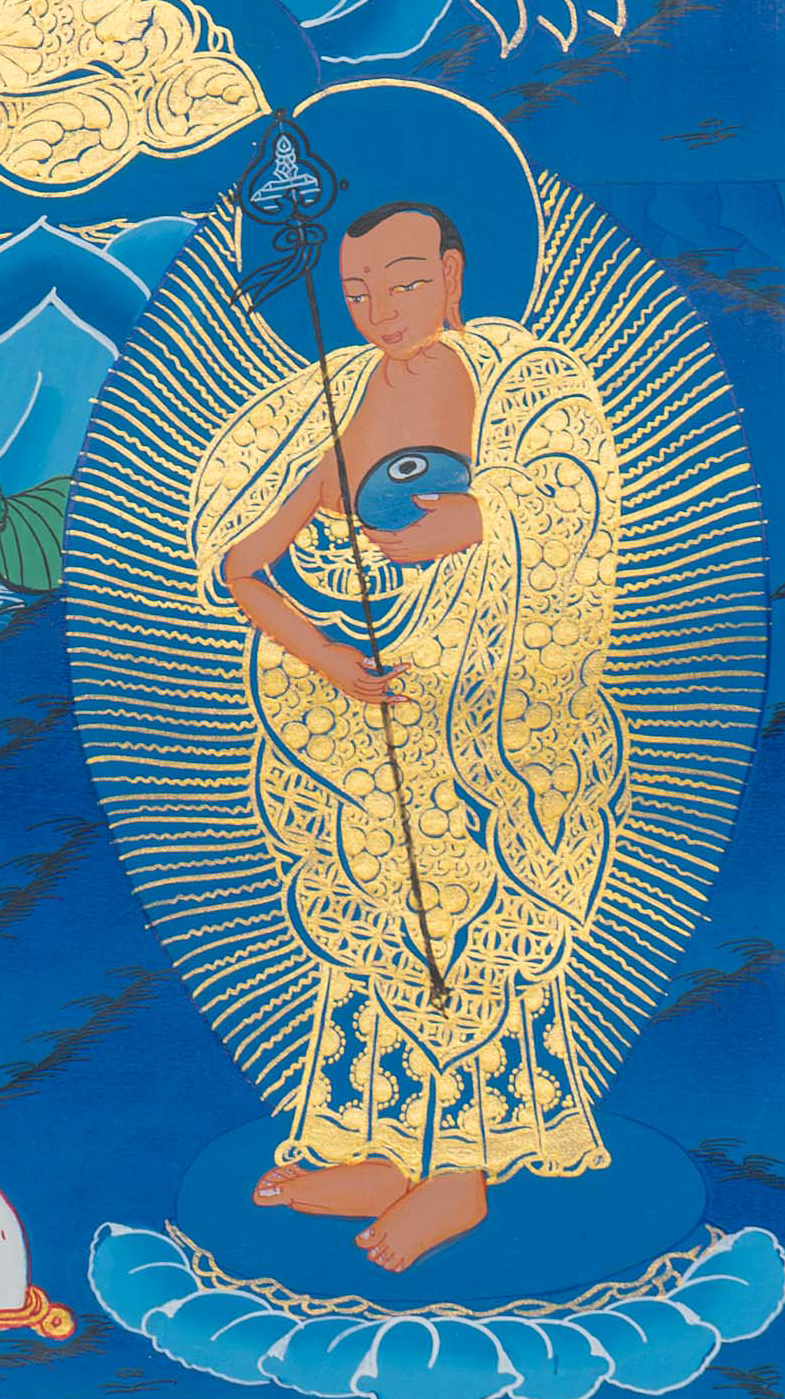 Hand-Painted Shakyamuni Buddha Thangka - T-S-BT-RB-SB-0102