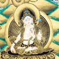 Green Tara Thangka: The Emerald Empress of Compassionate Action - T-PS-SS-BB-GT-0004